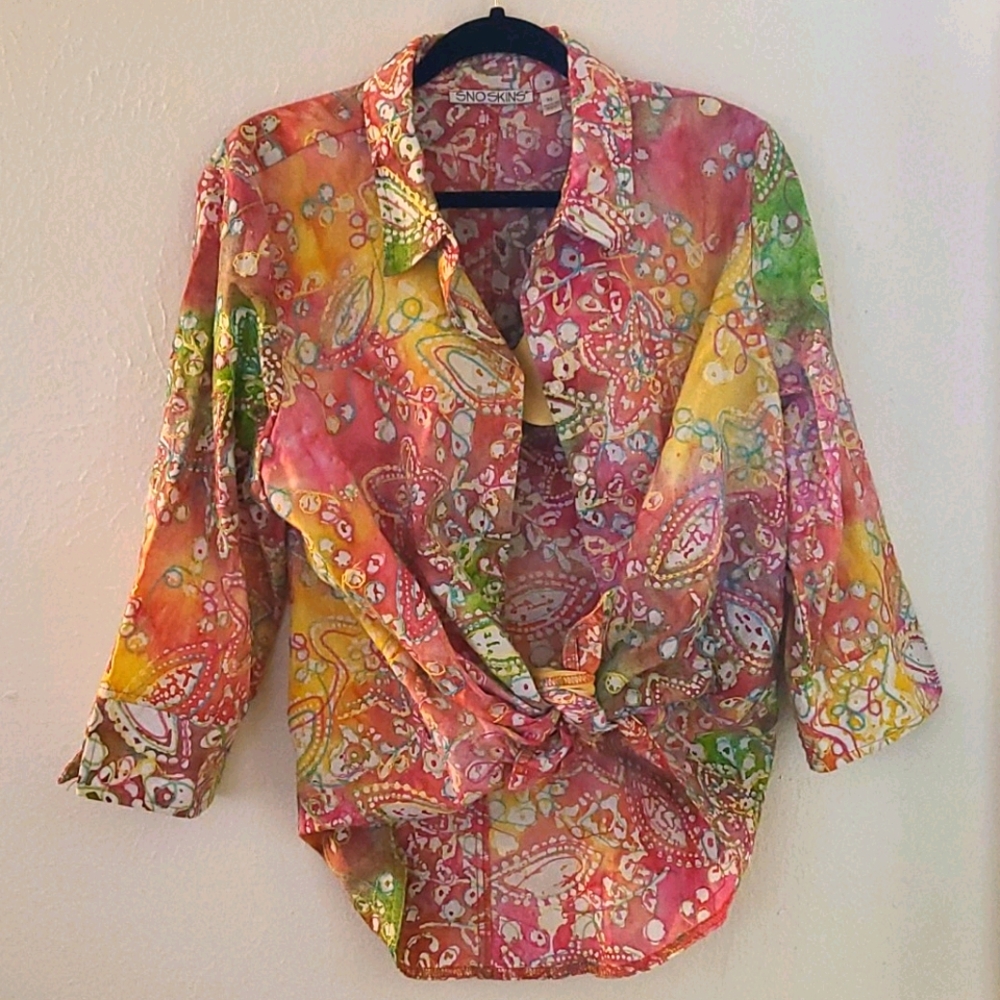 Sno Skins button-up shirt